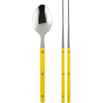 Maison Objet Siere Parve Cutlery Set, Yellow, Spoon + Chopsticks, Korean Popular Tableware