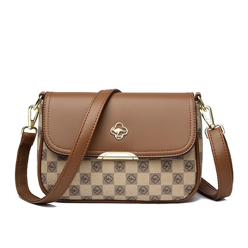 Versatile Simple Single-shoulde Fashionable and Stylish Saddle Women's Crossbody Bag