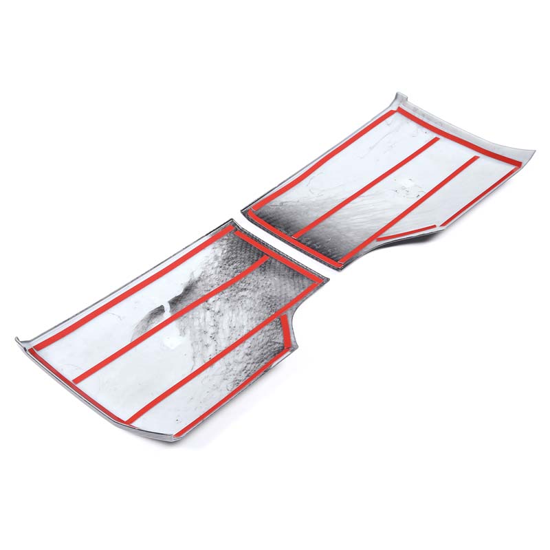 ABS Carbon Fiber Texture Car Rear Bumper Cover Decorative Protective Cover For Toyota Tundra 2022-2023 Auto External