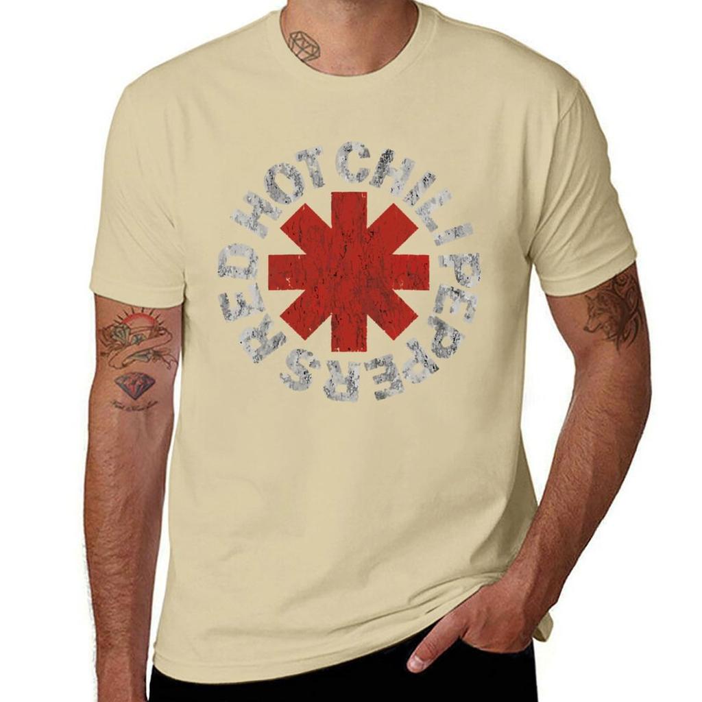 Red Hot Chill Peppers T-Shirt Blacks New Edition Fitted T Shirts for Men
