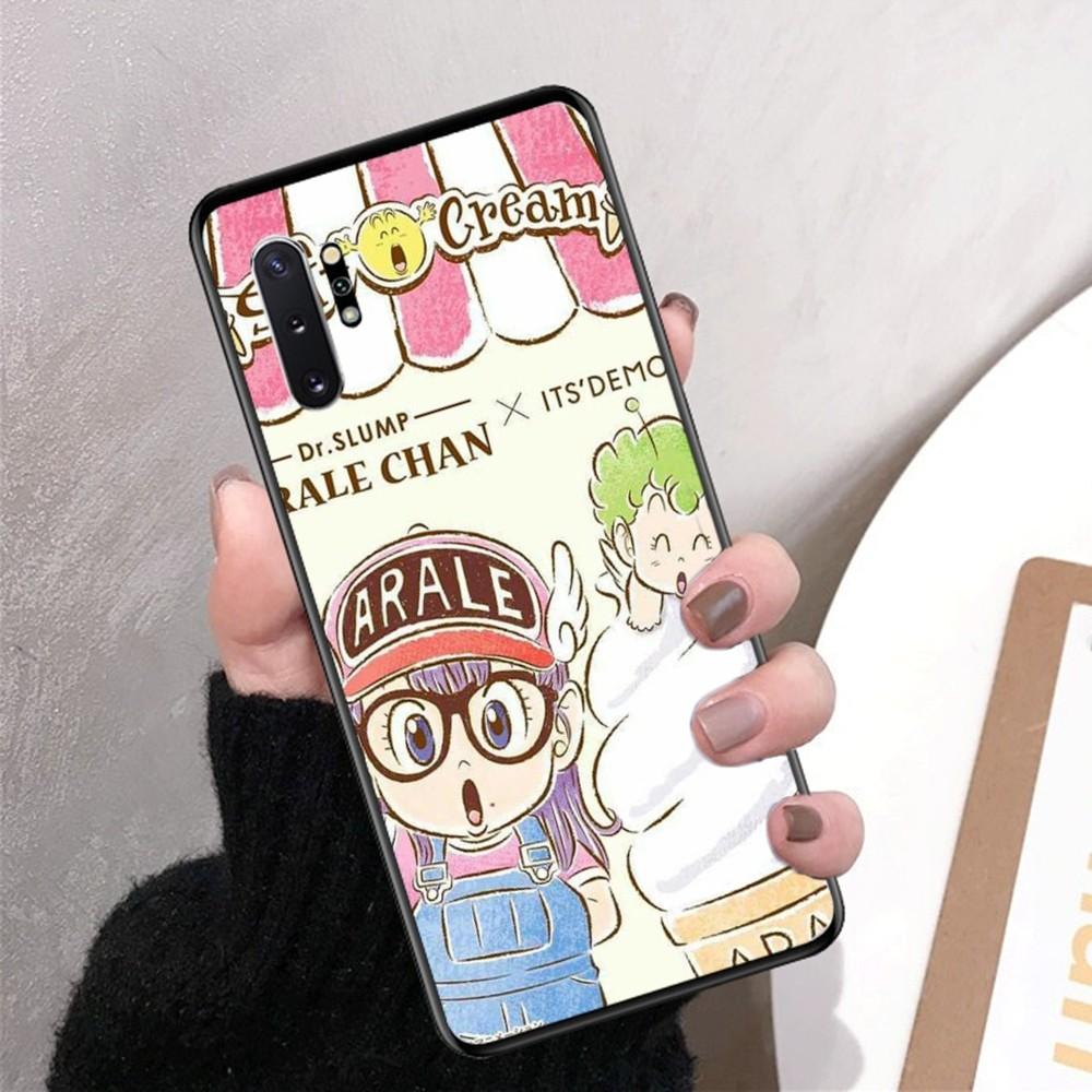 Funda de teléfono de dibujos animados Dr Slump para Samsung Note 8 9 10 20 pro plus lite M 10 11 20 30 21 31 51 A 21 22 42 02 03