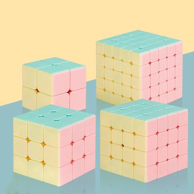 Magic Cube 2x2 3x3 4x4 5x5 Pyramid Magic Cube Racing Stress-relieving Puzzle Professional Smooth Speed Game Children's Toy Gift
