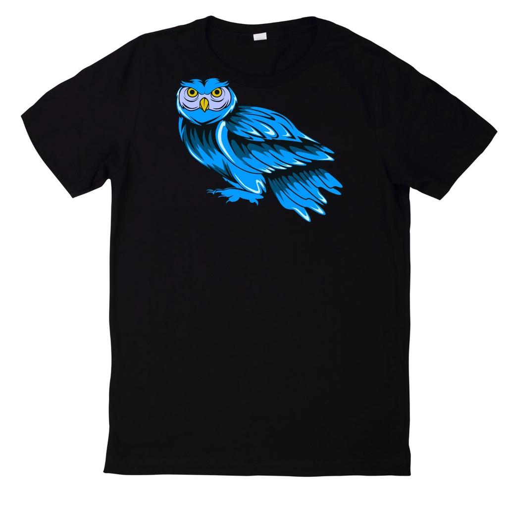 T-Shirt Eule Kauz Nachtaktiv Nachteule Motiv BaumwolleWird in neuem Fenster oder Tab geöffnet