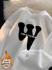 Unisex Trendy Plus Velvet Thick Hoodie - Autumn/Winter Round Neck Pullover