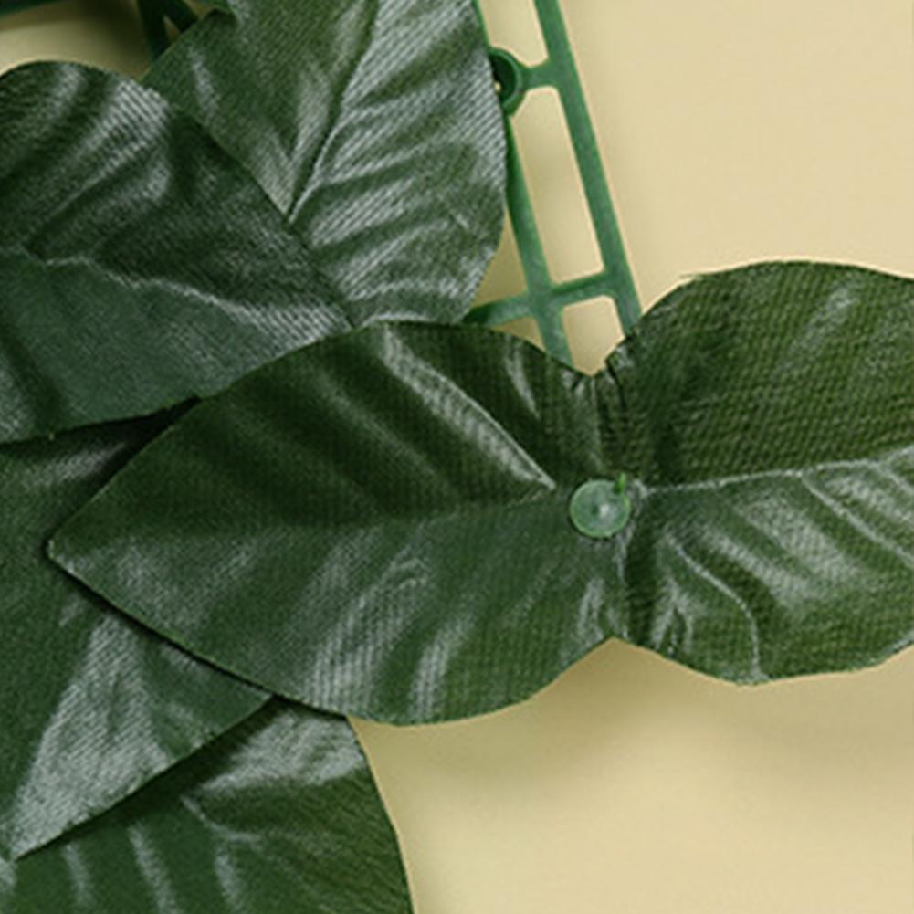 Leaf Fence Panels Plastic Artificial Hedges Fence Wall Screen Stitchable Greenery Eco-friendly Multifunctional Garden Home Decor