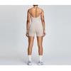 New Nude Camisole Jumpsuit Yoga Women'S Dance Fitness Jumpsuit Tight Back Sports Jumpsuit