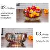 Homeglen European Style Glass Fruit Bowl