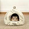 Winter Fleece Hamster Hideout: Thick, Warm, Cozy Nest for Small Pets