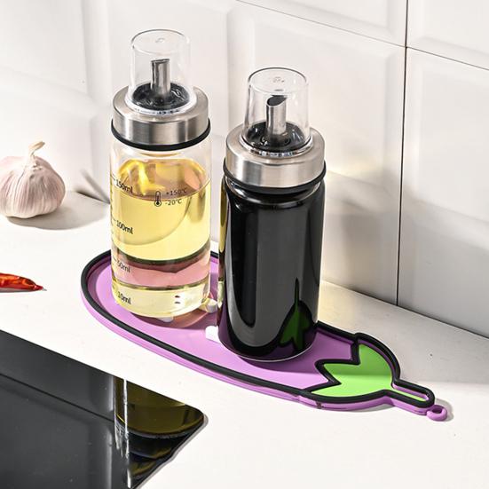 Vegetable Pot Lid Holder Non-slip Heat-Resistant Eggplant Carrot Cabbage Corn Radish Kitchen Counter Pot Lid Storage Drying