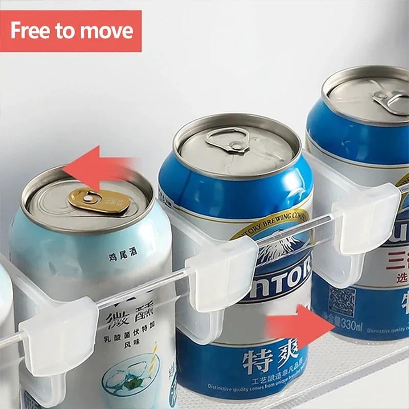 5-80PCS Refrigerator Organizer Adjustable Divider for Fridge Shelves Drawers Food Storage Kitchen Declutter Kit