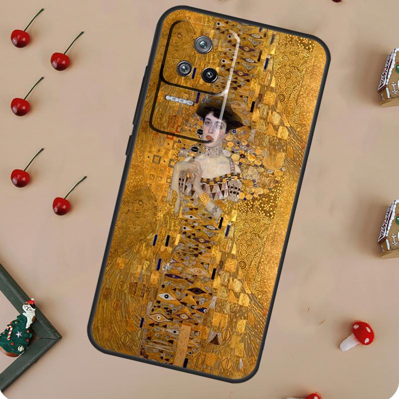 

Gustav Klimt Art Case For POCO X6 Pro X3 X5 F5 M6 Pro F3 M5s Cover For Xiaomi 13T Pro 14 11T 12T 12 13 Lite POCO X6 Pro