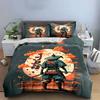 Samurai Art Decor Set Soft Comfortable Duvet Cover Bedding Set Included 1*Duvet Cover & 2*Pillowcases, Gift