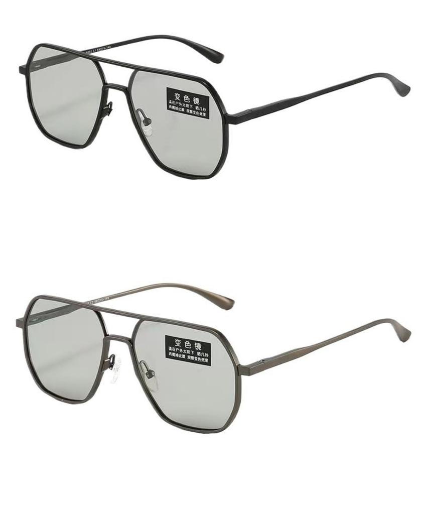 Polarized Sunglasses Men's Fishing Color-changing Sunglasses Day Night Dual-use Smart Pochromic