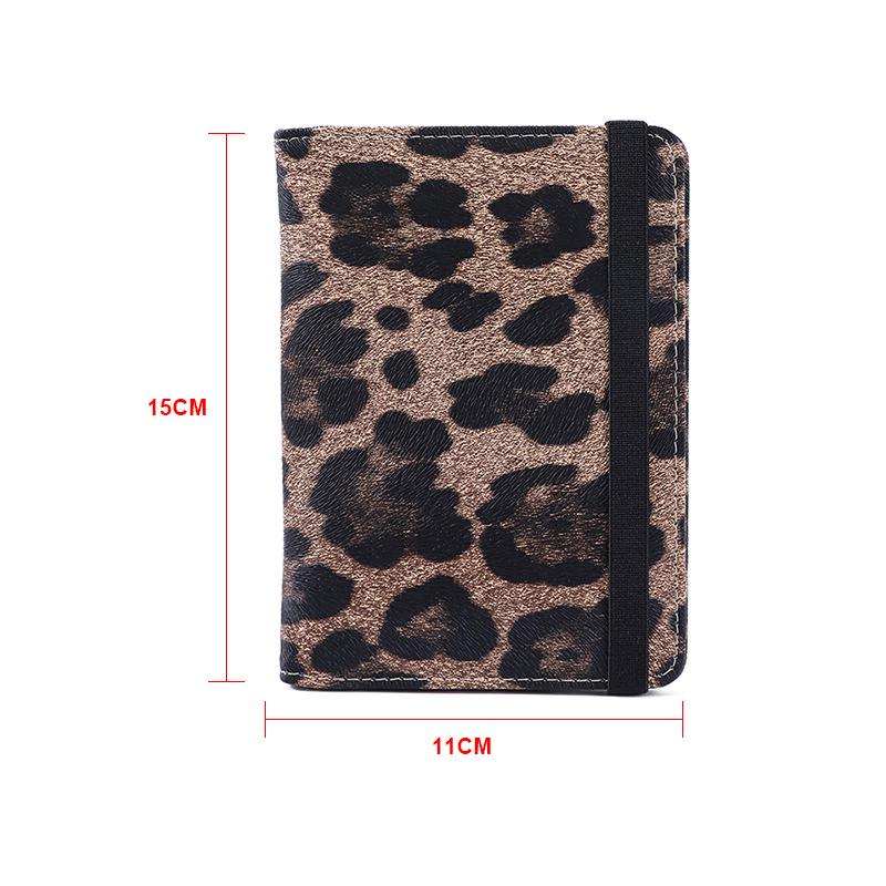 PU Leather RFID Passport Holder with Multi-Card Slots and Ticket Protective Cover