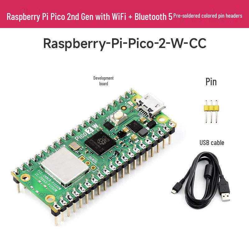 Raspberry Pi Pico 2W: Dual-Core Microcontroller with WiFi & Bluetooth Support