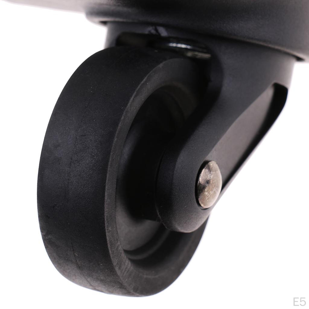 1 Pair Black Replacement Luggage