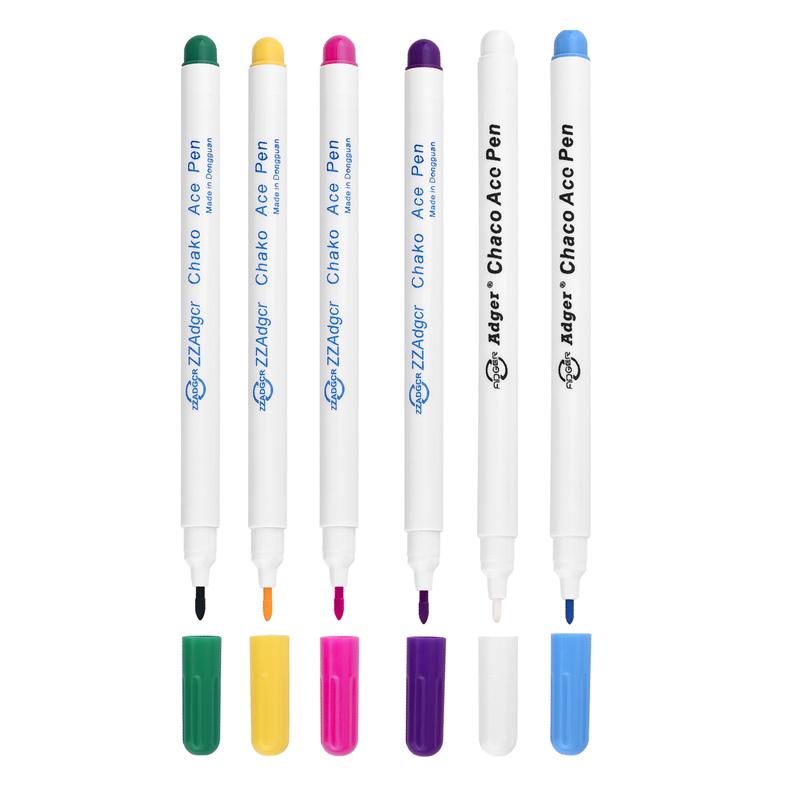 1/7pcs Ink Disappearing Fabric Marker Pen DIY Cross Stitch Water Erasable Pen Dressmaking Tailor's Pen for Quilting Sewing Tools