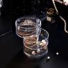 Transparent Multi-Layer Rotating Jewelry & Makeup Storage Organizer