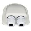 Solar Panel Roof Top Waterproof Double Hole Entry Gland Cable Box For RV Yacht