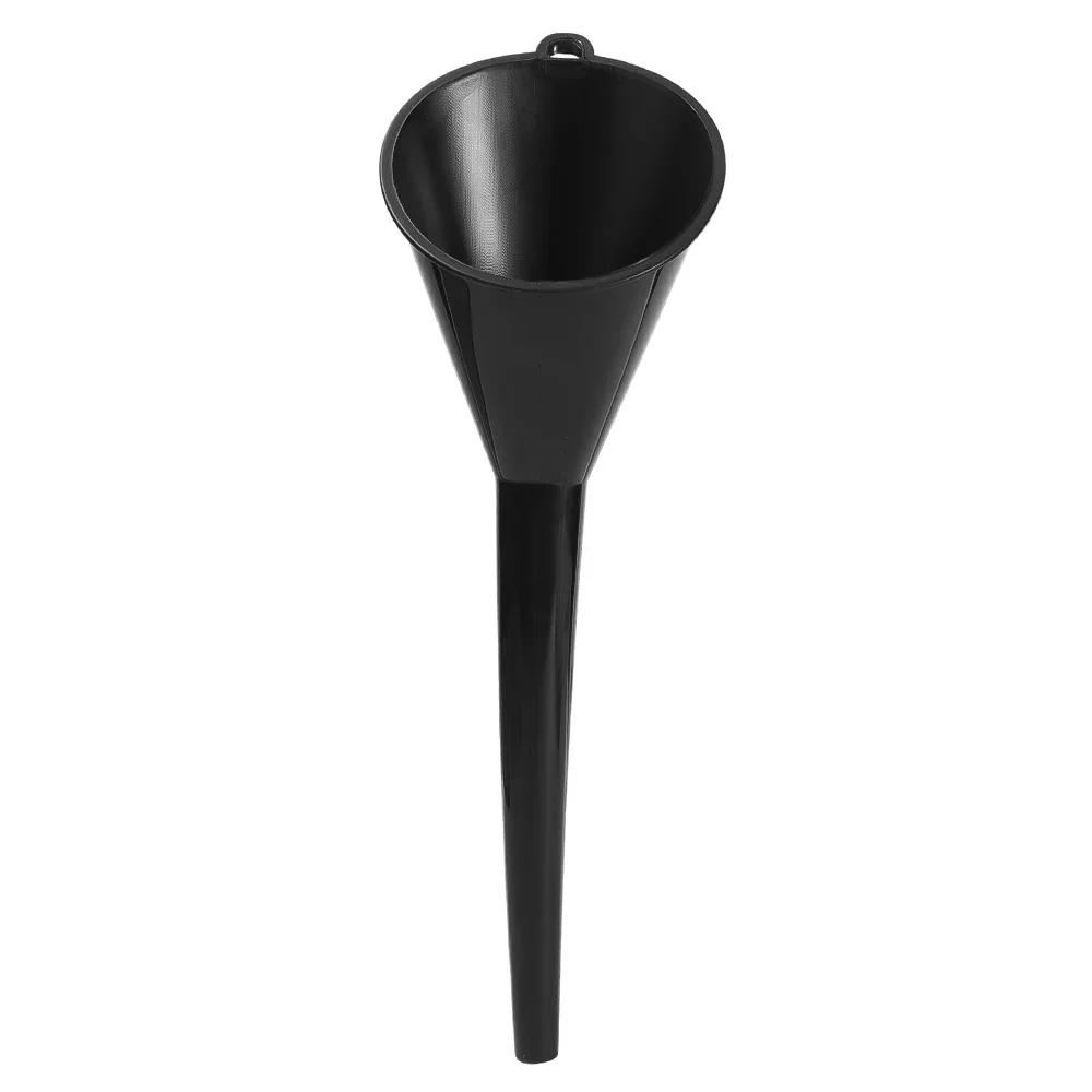 Small Refueling Funnel Universal Portable Car Motorcycle Plastic Thickened Hands-Free Long Nozzle Oil Refueling Funnel Auto Tool