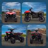 Kids Electric Quad 6V Kids Quad with Forward, Reverse Function, Music, LED Headlights Red