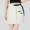 Puma Solid Color Letter Logo Print Big Pocket A-Line Comfortable Sports Casual Skirt Women Skirts Beige 537428-65