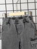 Boys' Denim Cargo Straight Chino Pants for Everyday Wear