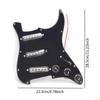 DIY Electric Guitar 11 Hole Scratchplate Portable Multifunction Sss Pickguard Tuning Pegs for