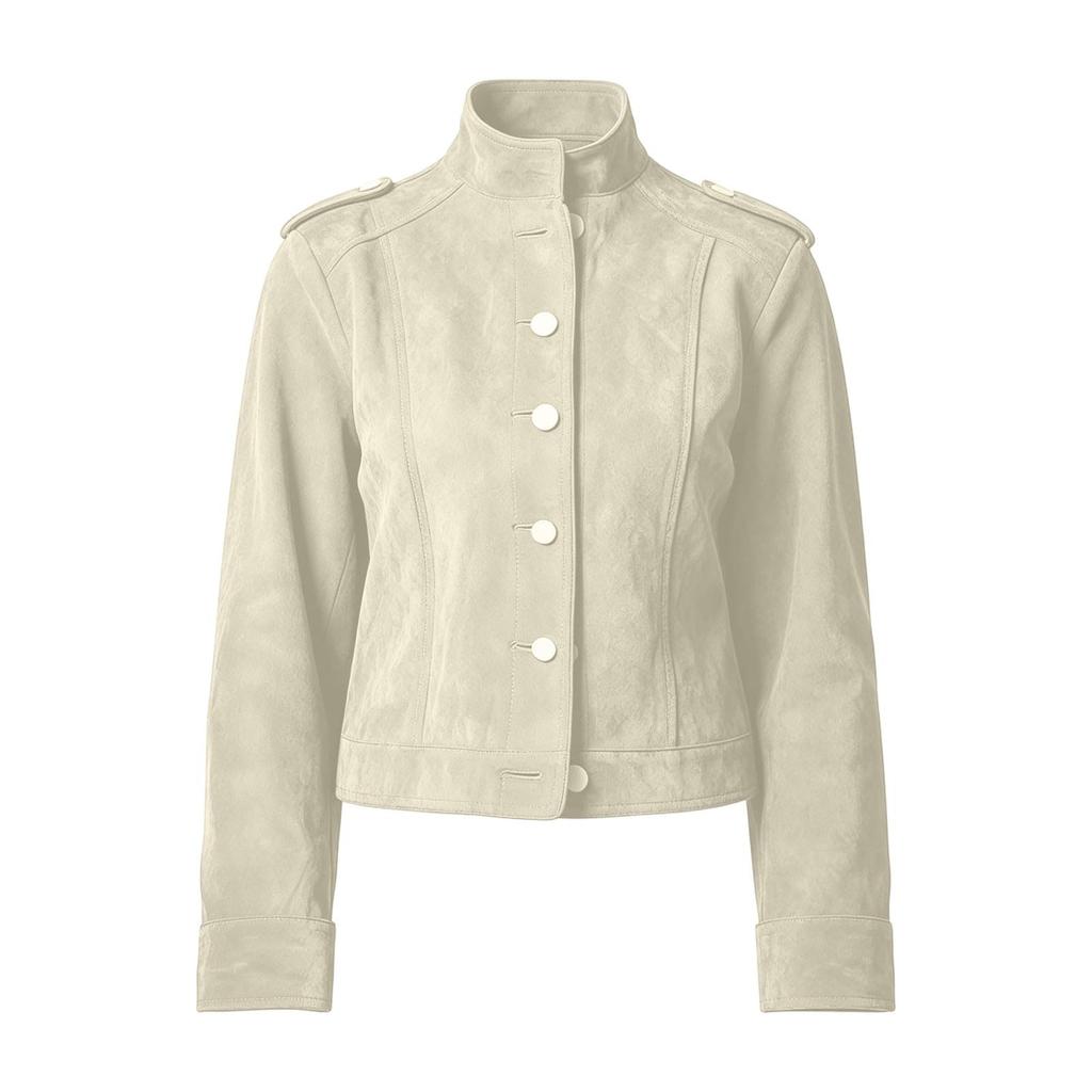 Giacca Corta da Donna Cappotto Retro
