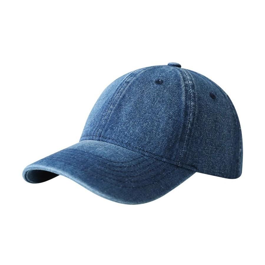Unisexová džínsová snapback baseballová čiapka so šiltom - Y2K kórejský štýl pre otcov