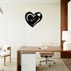 Heart Wall Clock Ornament Creative Simple Aesthetic Decorative Hanging for