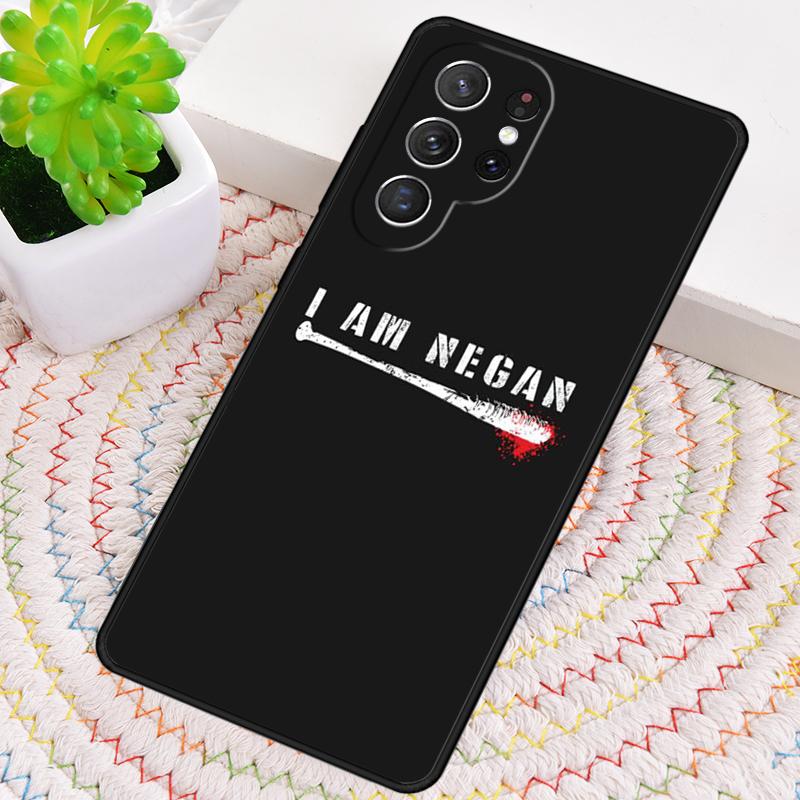 

Negan Line Silicone Phone Case For Samsung Galaxy note 10 pro S26 S25 S24 S23 S22 S21 Plus S25Ultra Capa Cover Galaxy S24 Ultra
