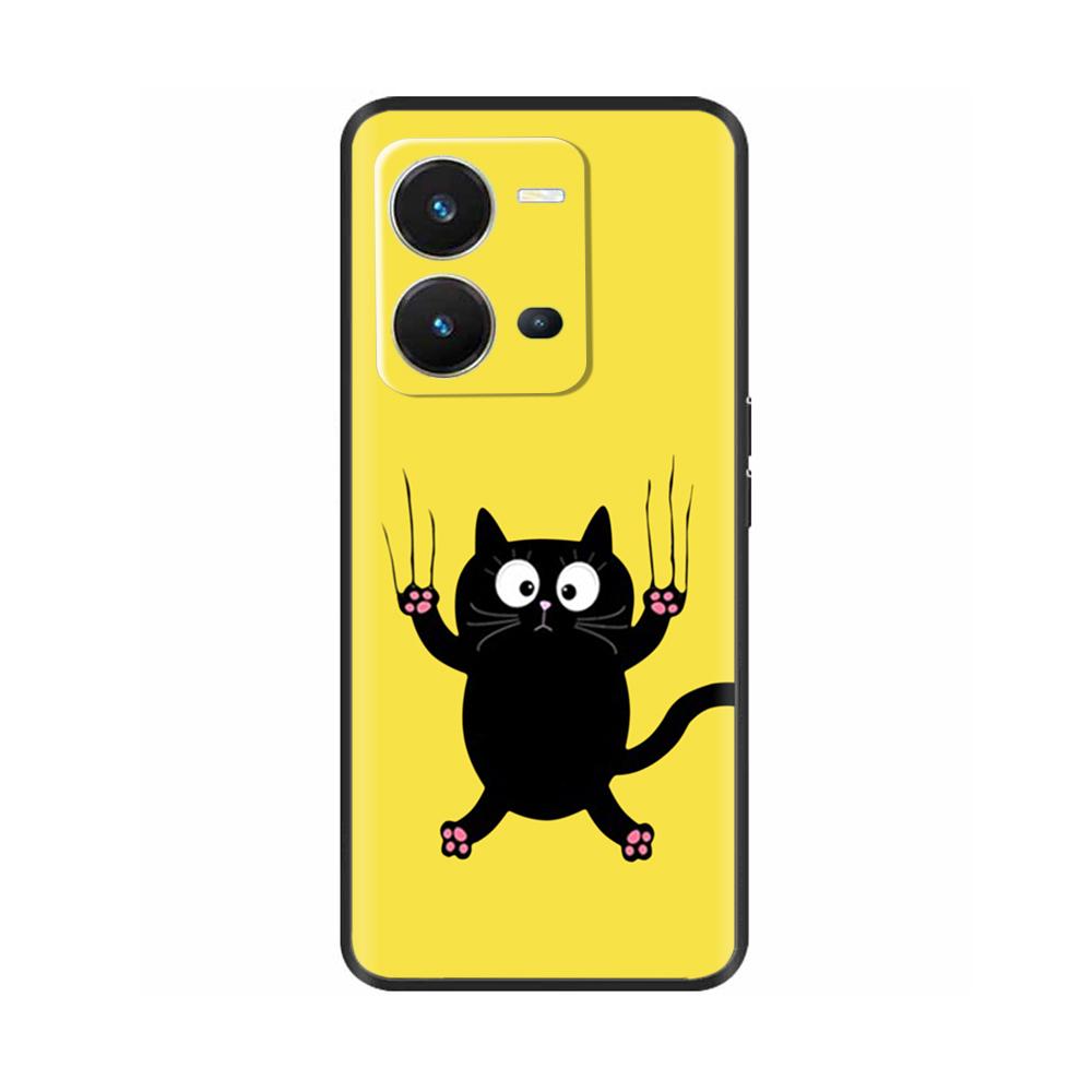 For Vivo V25 / V25 Pro 5G Case Soft Silicone Phone Back Cover For Vivo V25 V 25 VivoV25 Pro 5G V25E 4G Protective Shell Bumper