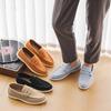 Mode 2025 Neue Mode Handgefertigte Slipper Atmungsaktiv Herren Business Flats Büro Casual PU-Lederschuhe Herren Bequeme Kleiderschuhe