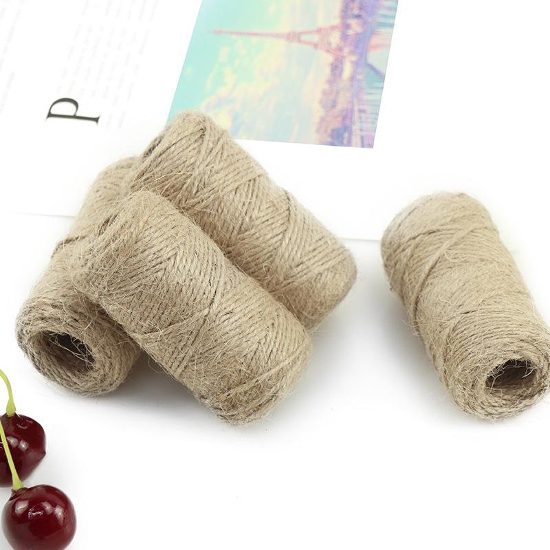 30m Small Reel Hemp Rope, 2mm DIY Jute Rope
