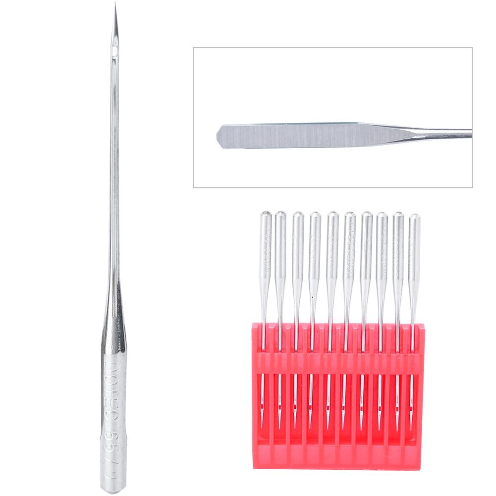 10 Pcs Metal Household Corrosion Rust Resistant Sewing Machine Needle(9 65)