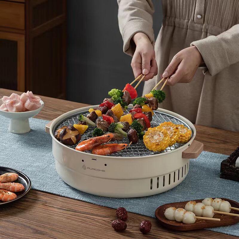 PURCGHE Multi-functional Outdoor Charcoal Grill and Fire Pit