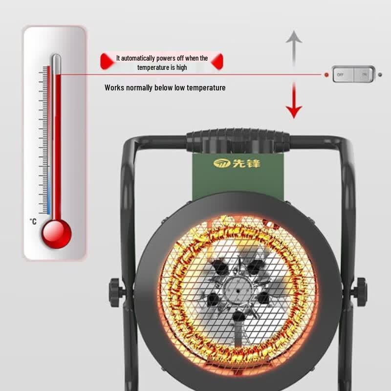 SINGFUN Industrial Electric Fan Heater 9KW