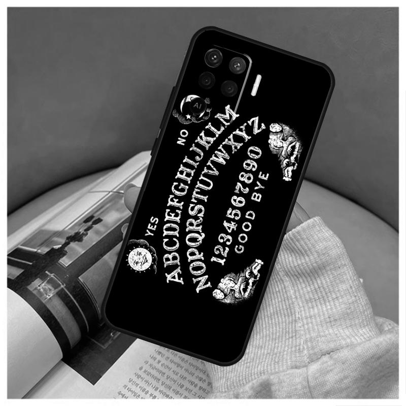 OUIJA BOARD Case For OPPO A96 A76 A16 A54 A74 A94 A98 A78 A5 A9 A15 A17 A77 A52 A72 A53S A57S A79 Cover