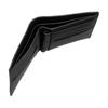 Coach 3 In 1 Wallet 11 Embossed Monogram Print Folded Short Solid Color Leather Wallet Card Holder Men Wallet Black C1231-BLK