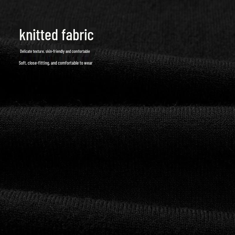 HLA Herren Tang Sancai Kollaboration Langarm Strickpullover mit halber Knopfleiste