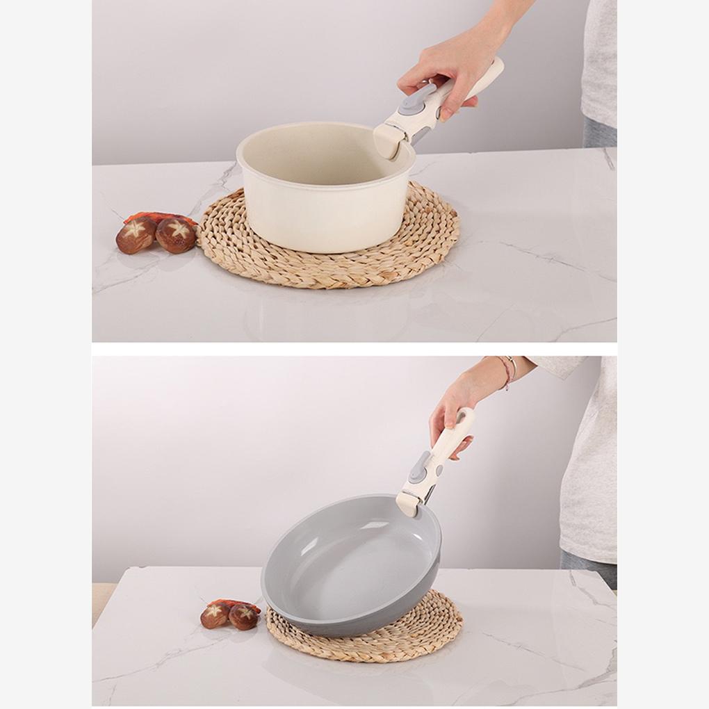 2025 Neuer Abnehmbarer Griff, Griff für Abnehmbares Kochgeschirr, Universeller Topfgriff, Geeignet für Alle Kochgeschirre