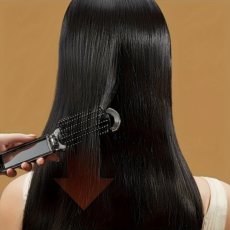 Foldable Mirror Comb Portable Mini Siz Scalp Massage Hairbrush with Retractable Mirror for Pocket Outdoor Travel Use Airbag Comb