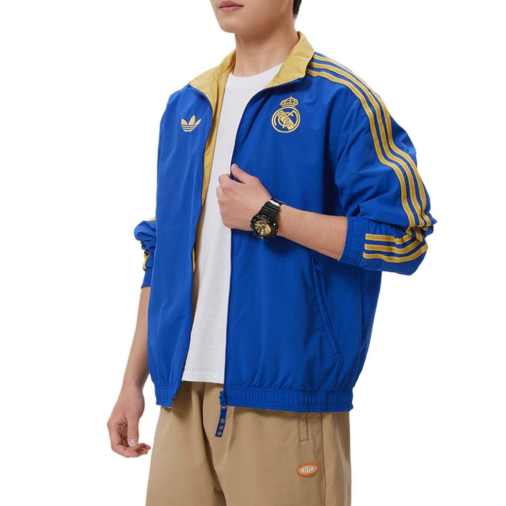 adidas Originals Giacca a Righe Reversibile Comoda e Delicata sulla Pelle per Esterni Uomo Giacca JZ2236