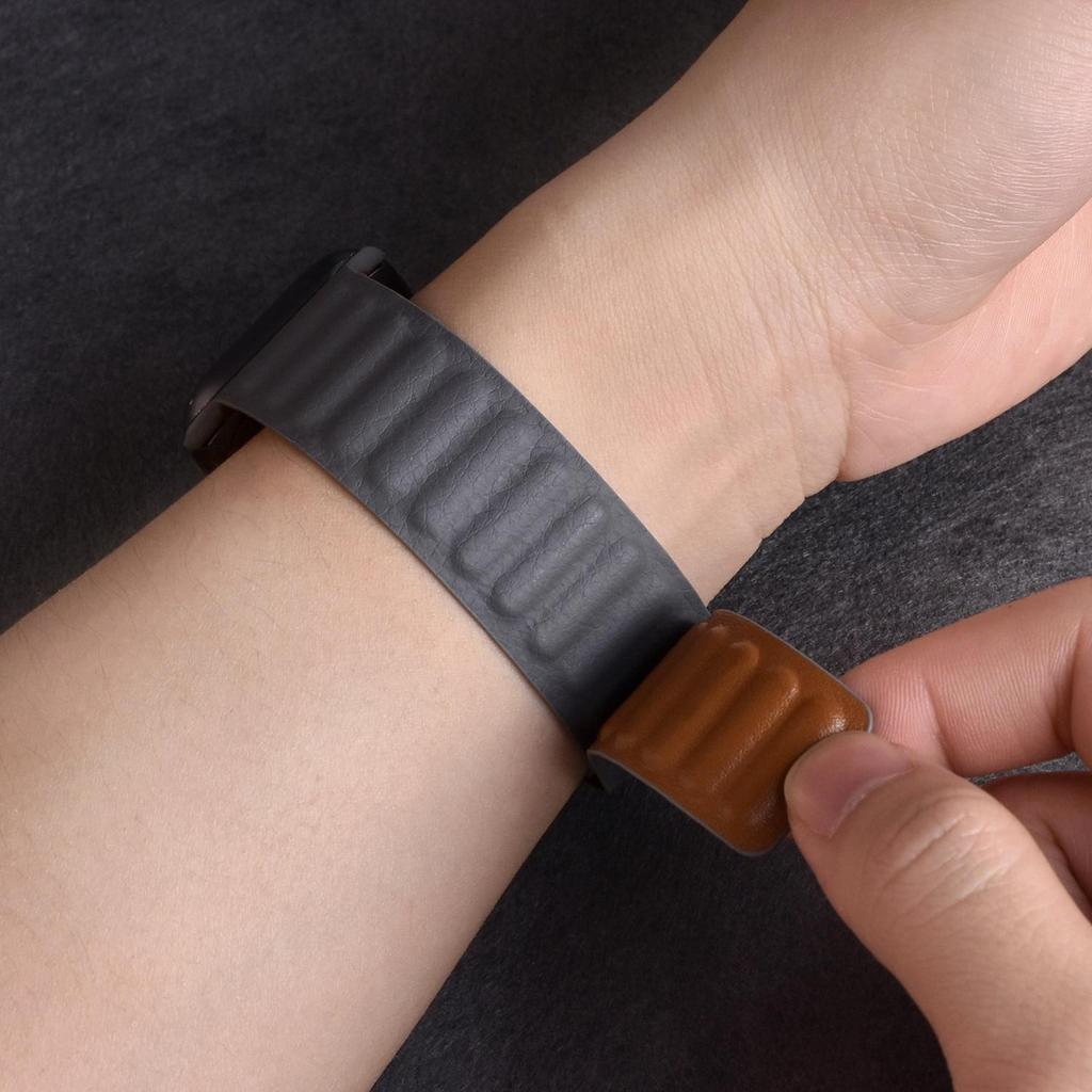 2023 New Link For Apple Watch Band 49mm 44mm 40mm 41mm 45mm 42mm 38mm Magnetic Loop Bracelet iWatch Series 3 5 4 SE 6 7 8 Ultra 49mm  Strap