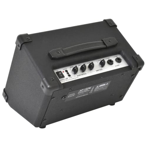 Belcat AP-15DK Digital Drum and Keyboard Amplifier, 15W, 2-Channel Input, with AUX IN, Black