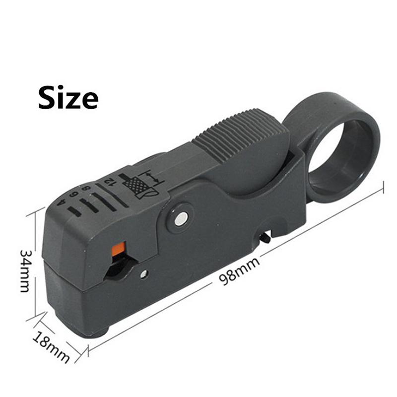 Rotary Coaxial Stripping Cable Stripper Cutter Tool For Rg-58/59/62/6Qs/3C/4C/5C