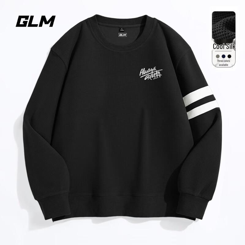 GLM Men's Trendy Loose Fit Crew Neck Sweatshirt