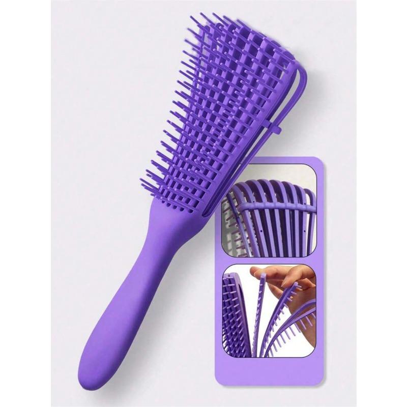 

Detangling Brush For Black Natural Hair, Detangler Brush For Curly Hair Afro Texture, Faster N Easier Detangle Wet Or Dry Hair With No Pain Hair Brush Purple (upgraded and Thickened) разноцветный