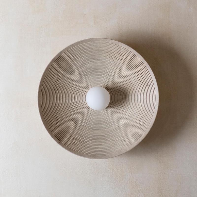 Wabi-Sabi Nordic Minimalist Wall Lamp for Living Room